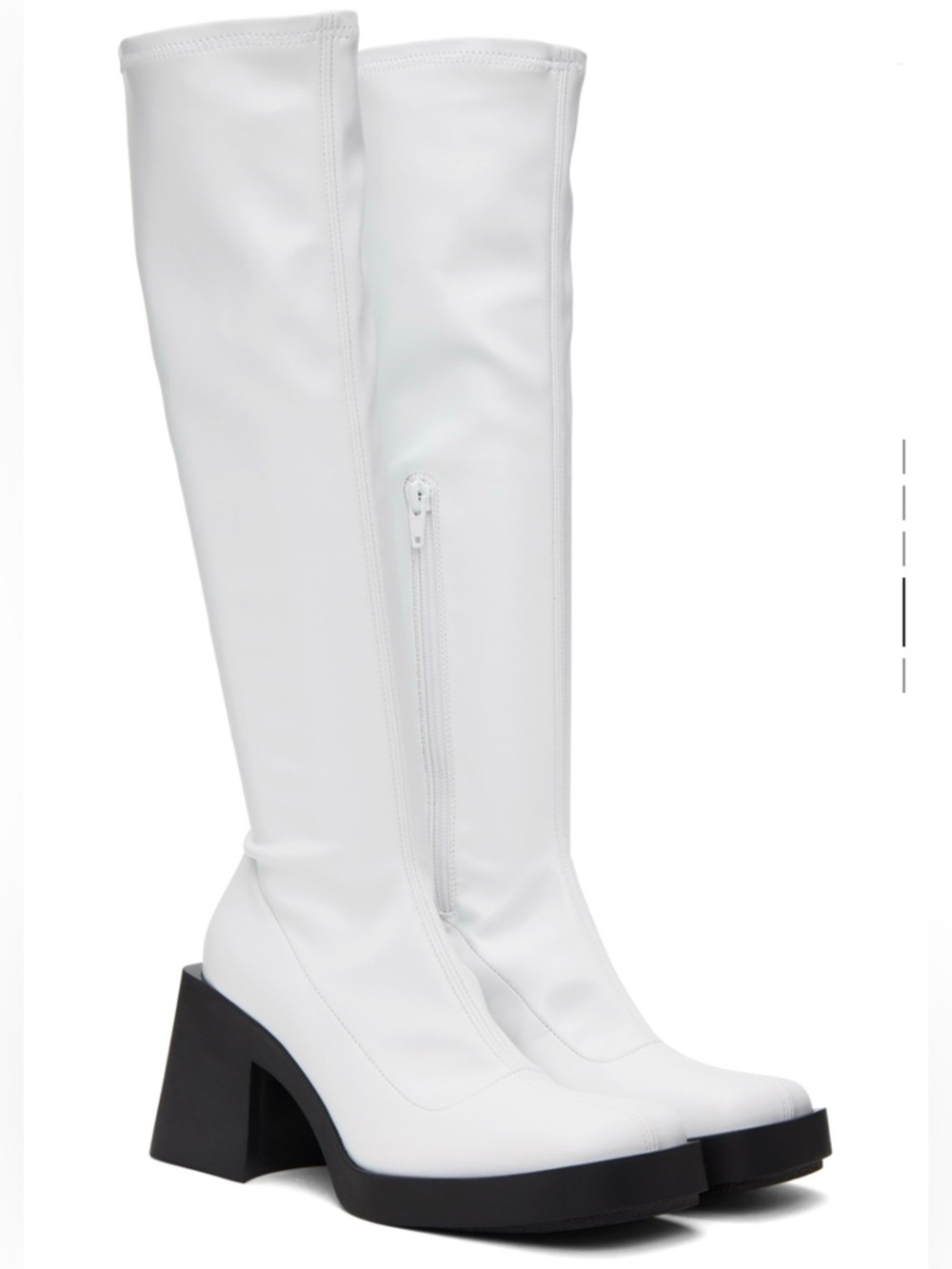 NWOT Justine Clenquet White Chloe Boots EU37